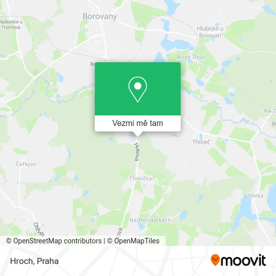Hroch mapa