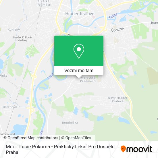 Mudr. Lucie Pokorná - Praktický Lékař Pro Dospělé mapa