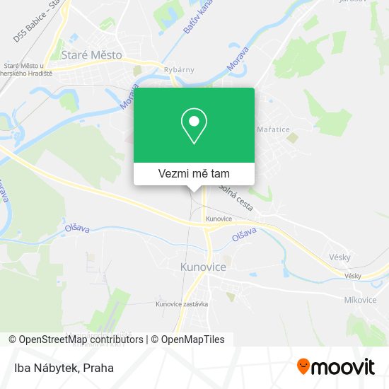 Iba Nábytek mapa