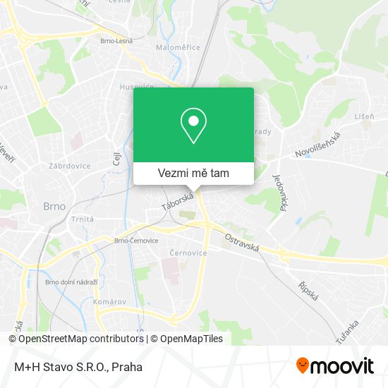 M+H Stavo S.R.O. mapa