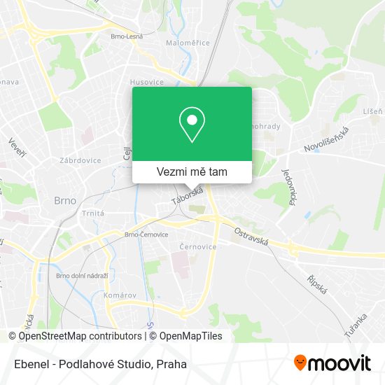 Ebenel - Podlahové Studio mapa