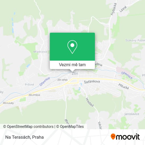 Na Terasách mapa