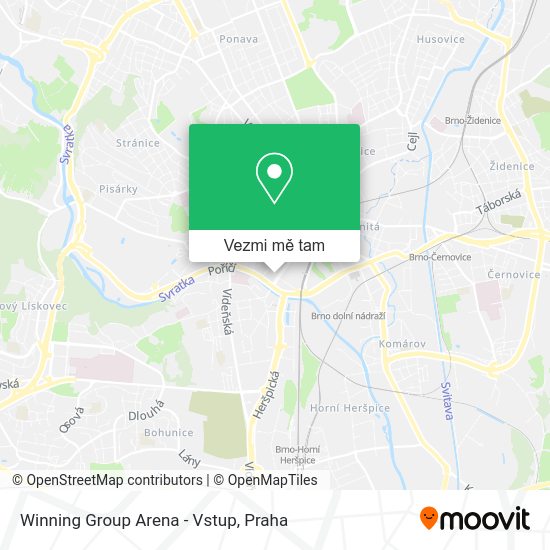 Winning Group Arena - Vstup mapa