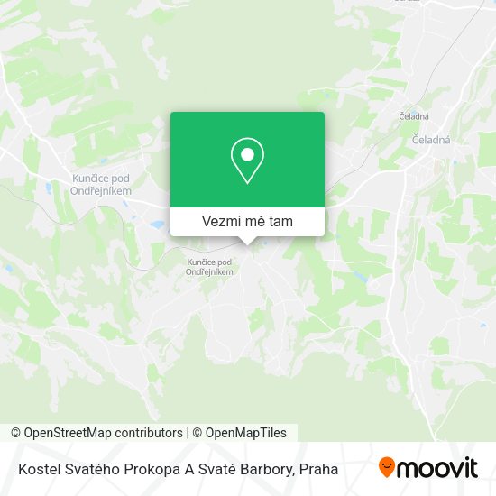 Kostel Svatého Prokopa A Svaté Barbory mapa