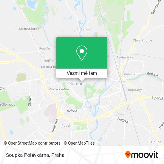Soupka Polévkárna mapa