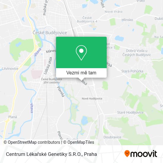 Centrum Lékařské Genetiky S.R.O. mapa