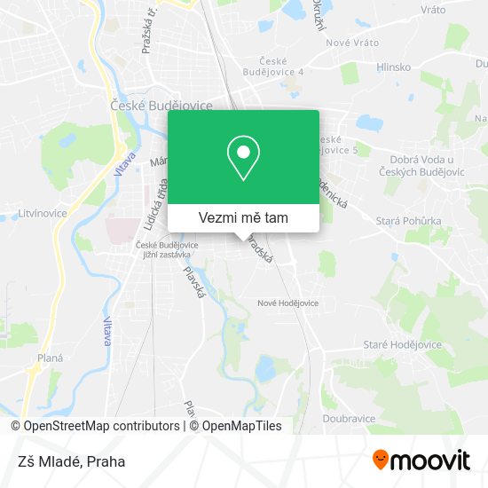 Zš Mladé mapa