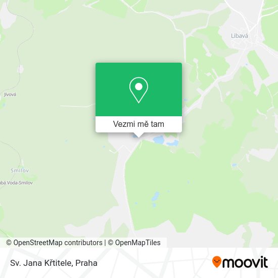 Sv. Jana Křtitele mapa