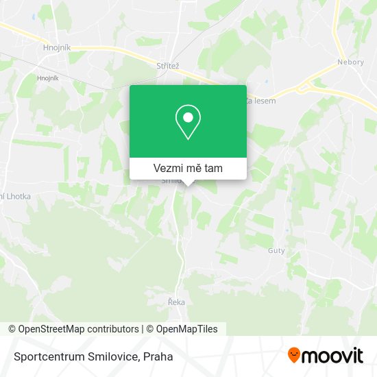 Sportcentrum Smilovice mapa