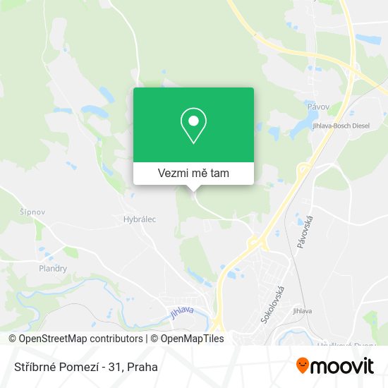 Stříbrné Pomezí - 31 mapa