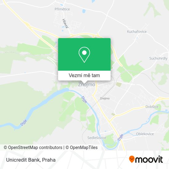 Unicredit Bank mapa