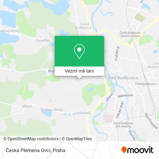 Česká Plemena Ovcí mapa
