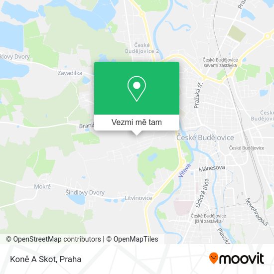 Koně A Skot mapa