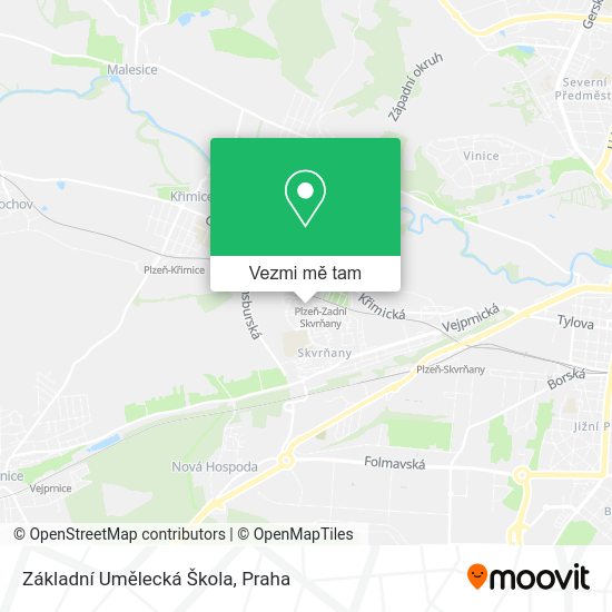 Základní Umělecká Škola mapa
