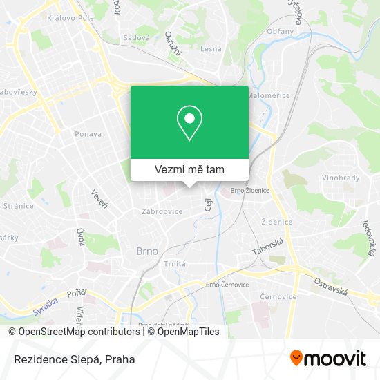 Rezidence Slepá mapa