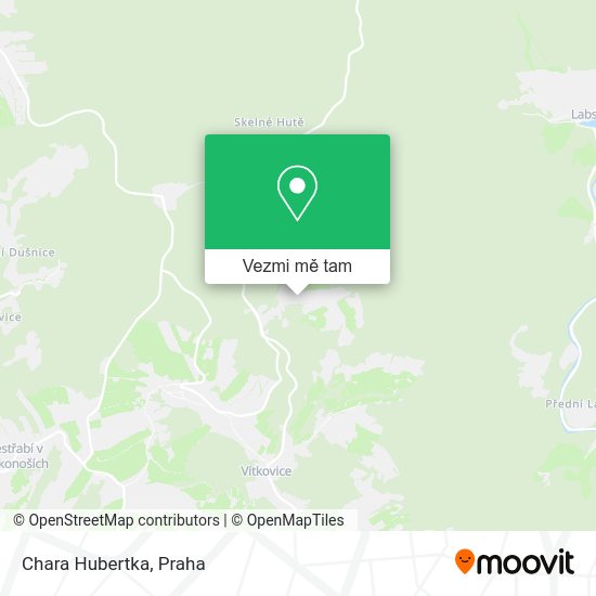 Chara Hubertka mapa