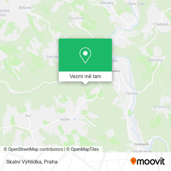 Skalní Vyhlídka mapa