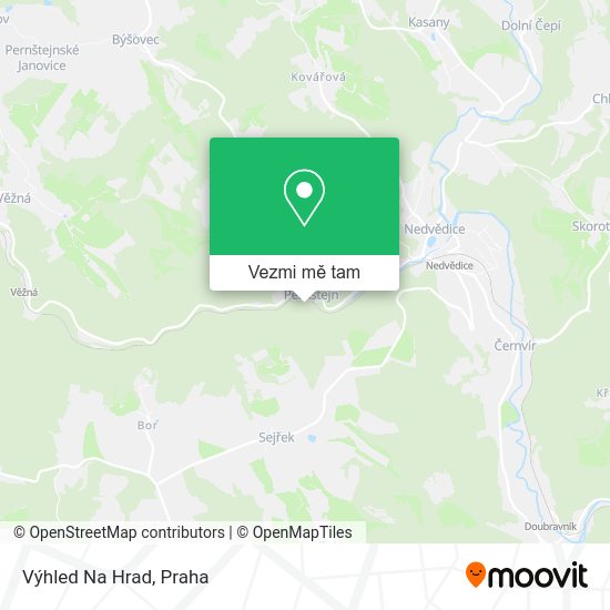 Výhled Na Hrad mapa