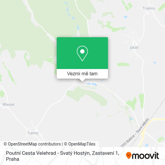 Poutní Cesta Velehrad - Svatý Hostýn, Zastavení 1 mapa
