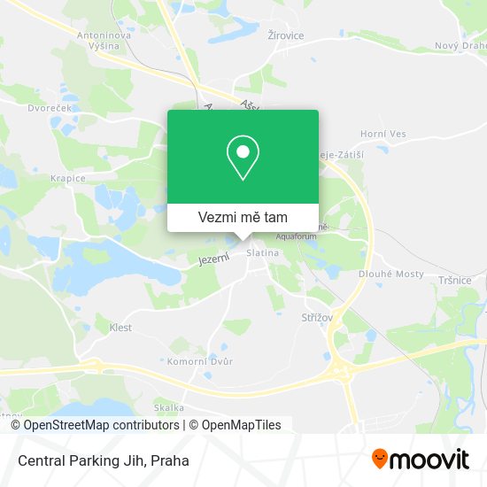 Central Parking Jih mapa