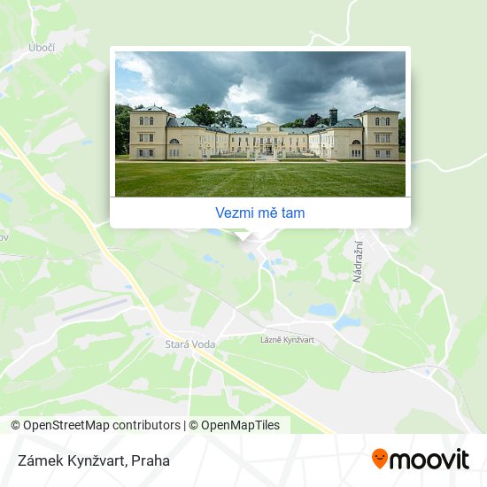 Zámek Kynžvart mapa