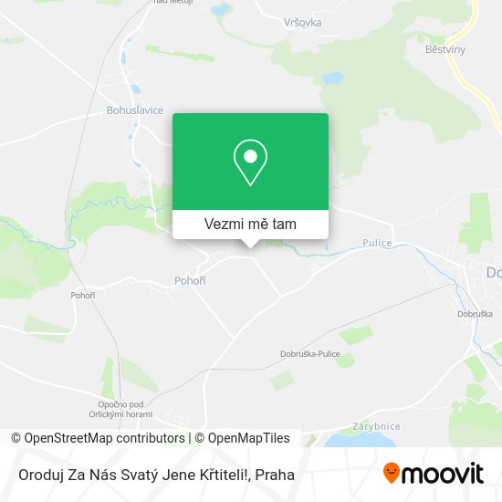 Oroduj Za Nás Svatý Jene Křtiteli! mapa