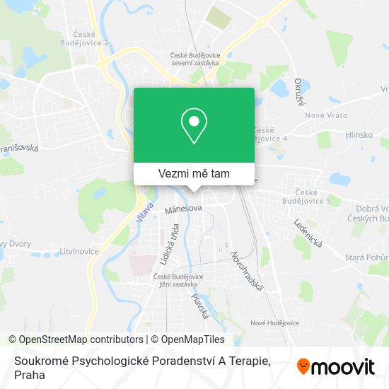 Soukromé Psychologické Poradenství A Terapie mapa