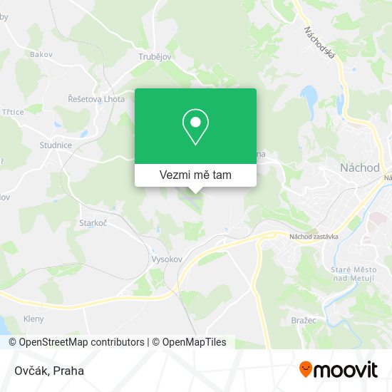 Ovčák mapa