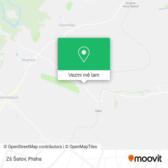 Zš Šatov mapa