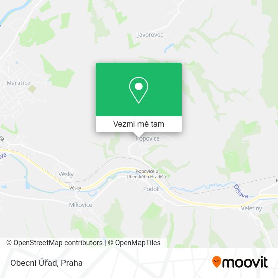 Obecní Úřad mapa