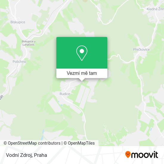 Vodní Zdroj mapa