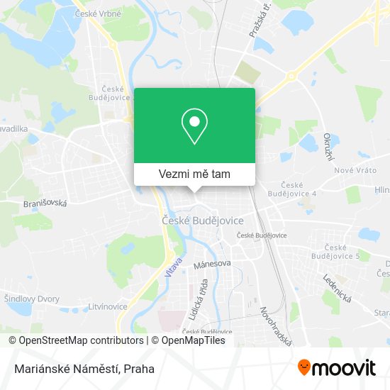 Mariánské Náměstí mapa