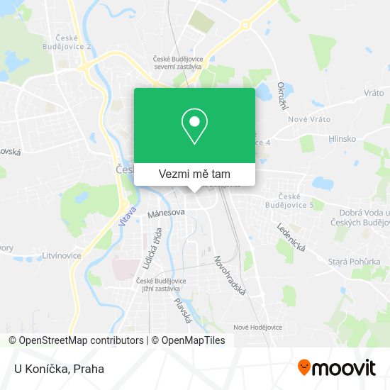 U Koníčka mapa