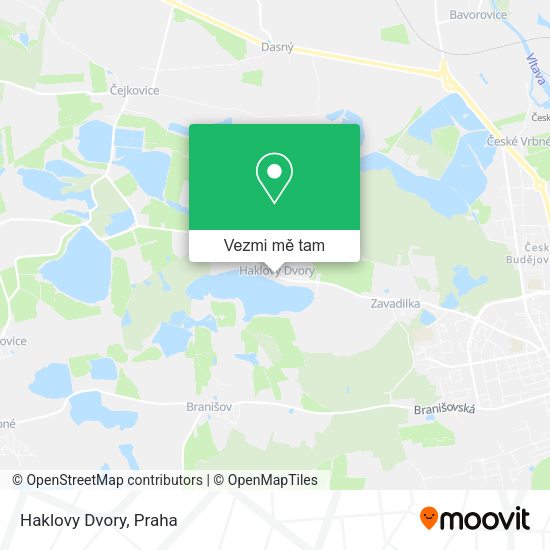 Haklovy Dvory mapa