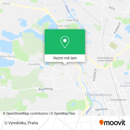 U Výměníku mapa