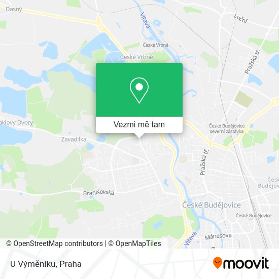 U Výměníku mapa