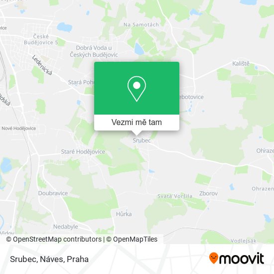 Srubec, Náves mapa