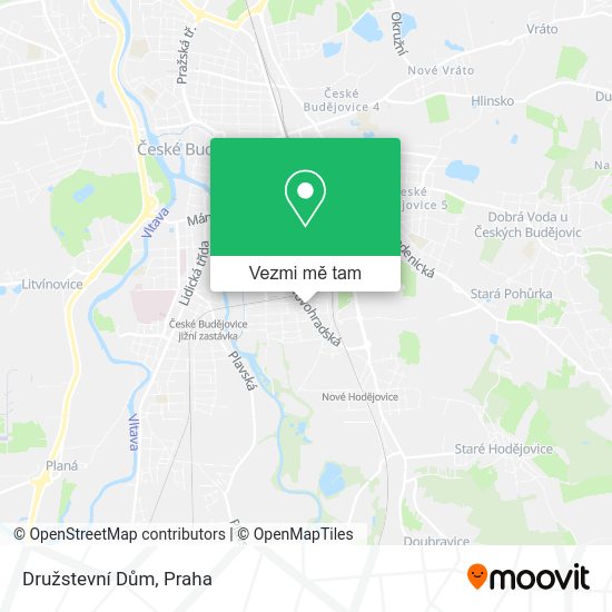 Družstevní Dům mapa