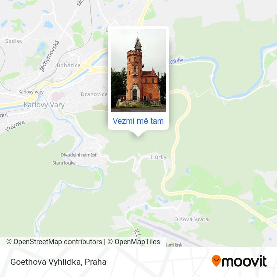 Goethova Vyhlidka mapa