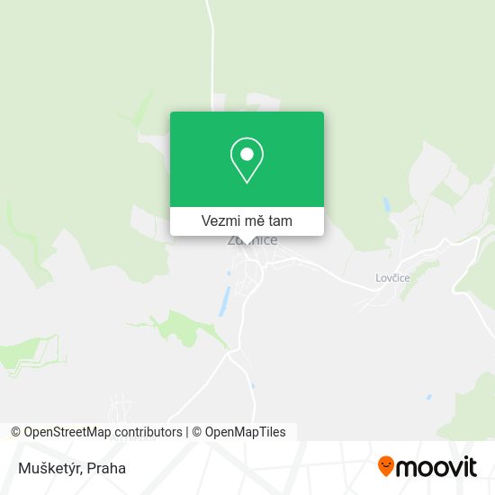Mušketýr mapa