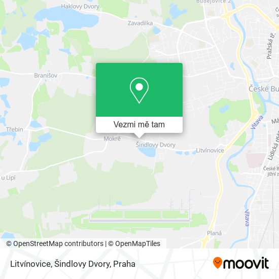 Litvínovice, Šindlovy Dvory mapa