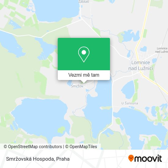 Smržovská Hospoda mapa