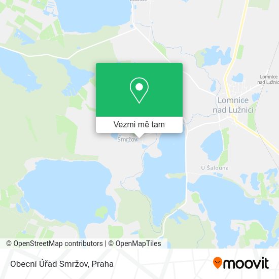 Obecní Úřad Smržov mapa