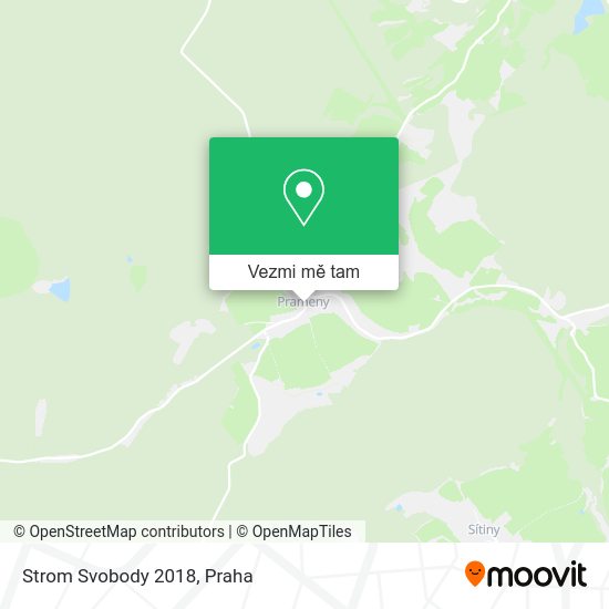 Strom Svobody 2018 mapa