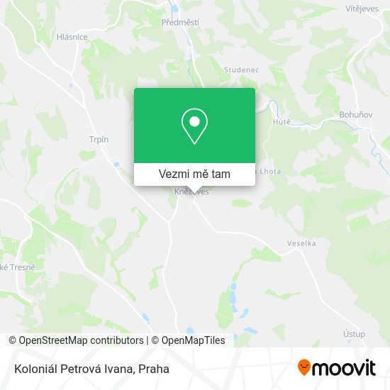 Koloniál Petrová Ivana mapa