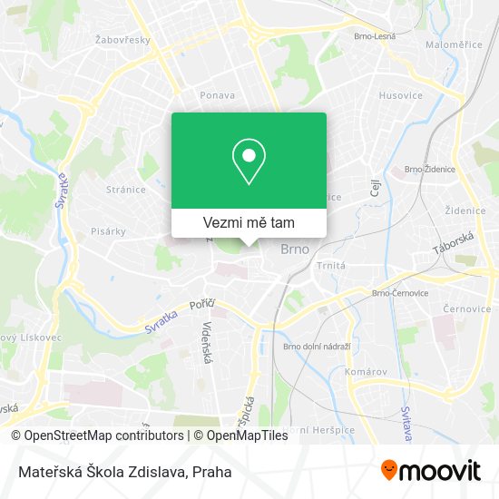 Mateřská Škola Zdislava mapa