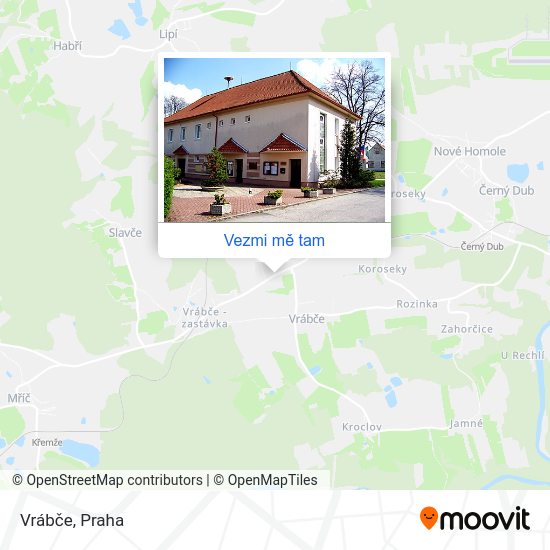 Vrábče mapa