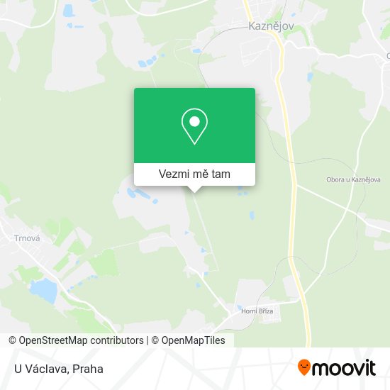 U Václava mapa