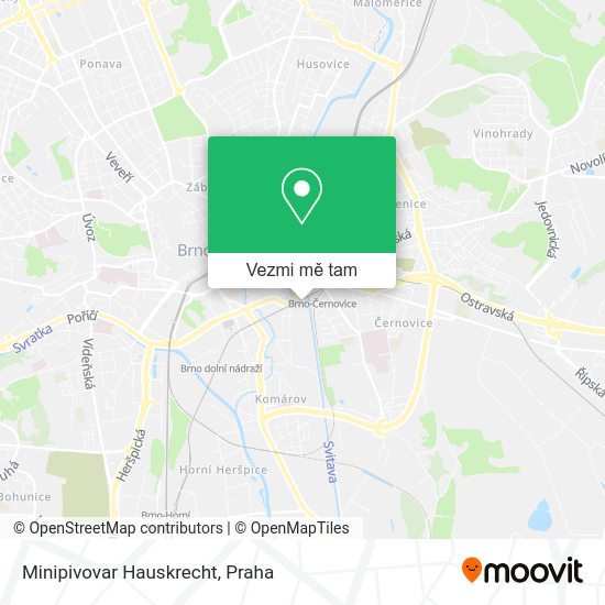 Minipivovar Hauskrecht mapa