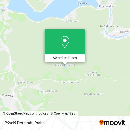 Bývalý Dorstadt mapa